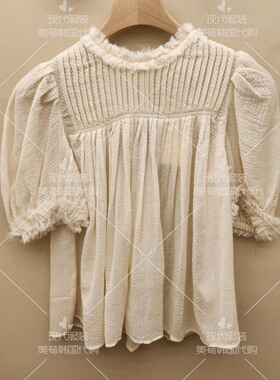 不退换美荀家韩国百货TOM GREYHOUND 26春衬衫女 TG2G1-WTO029WU4