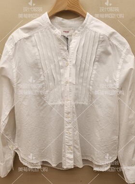 不退换美荀家韩国百货TOM GREYHOUND 26春衬衫女 TG2G1-WSH058WX3