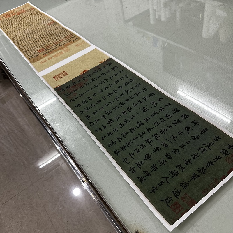 孙过庭草书千字文书法字画真迹宣纸高清微喷仿古画芯装裱手卷装饰