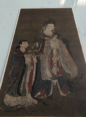 元代国画献寿图书画优惠
