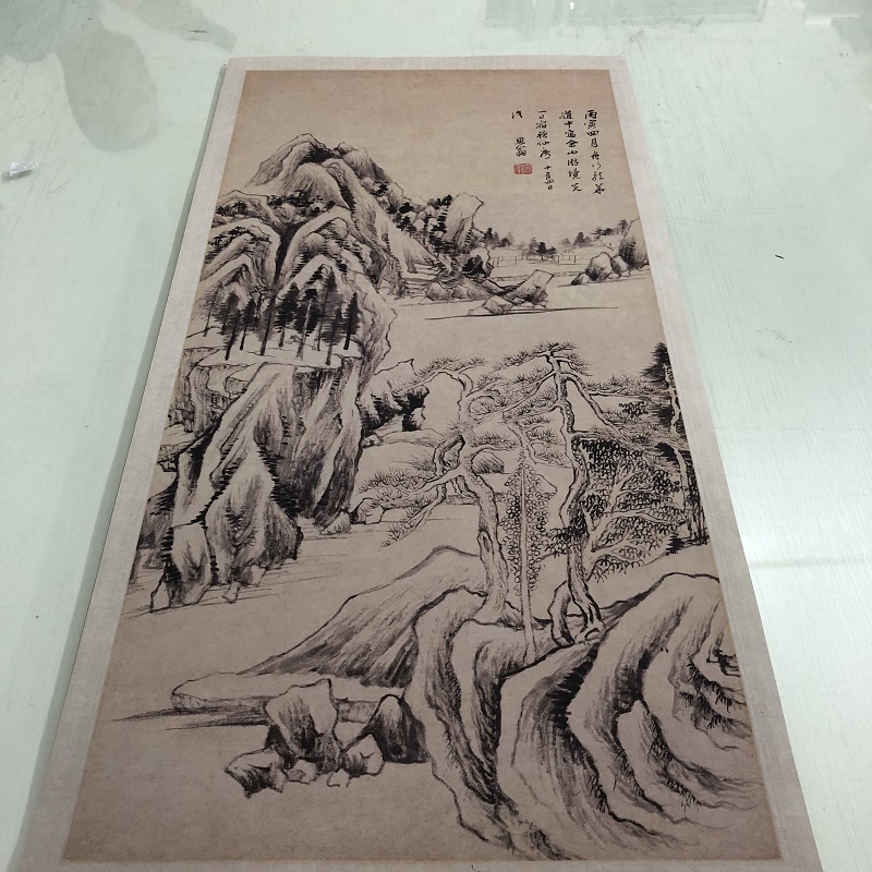 董其昌佘山游境图高清微喷优惠