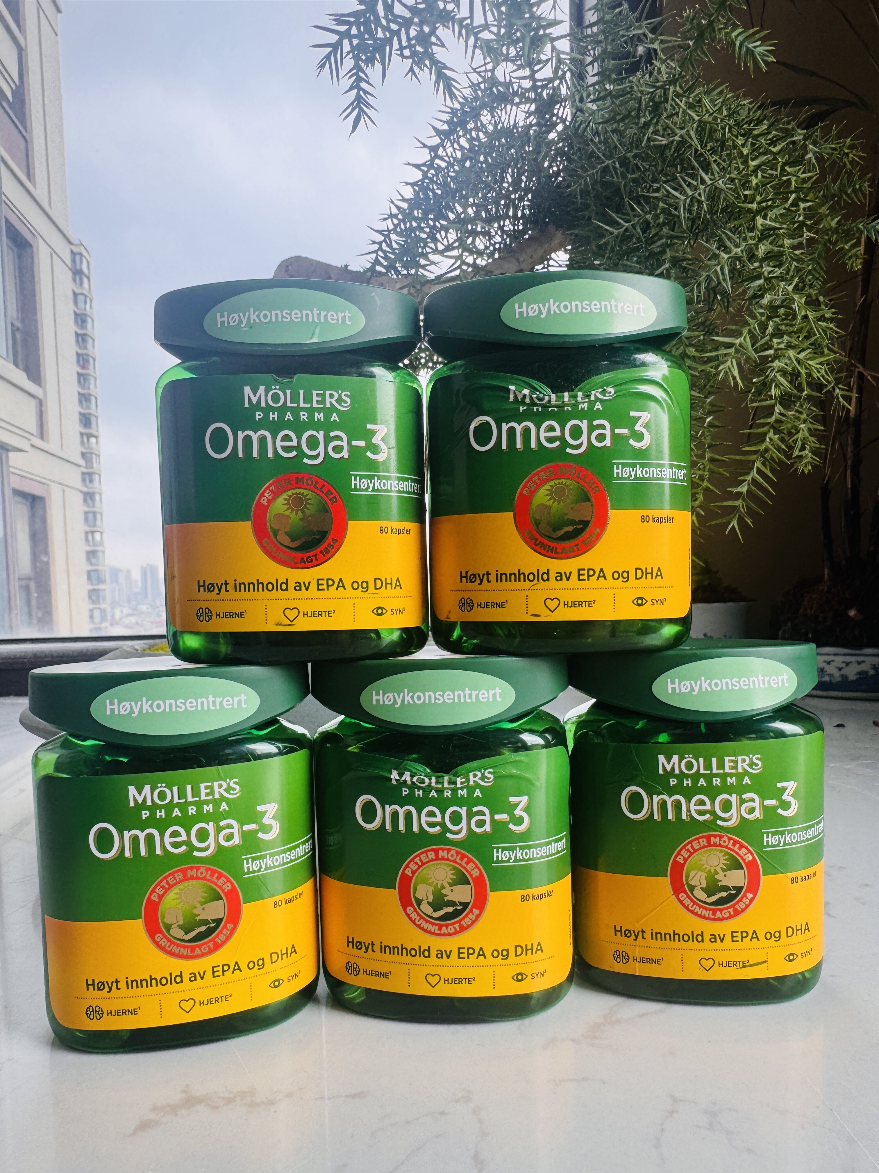 挪威心脏鱼油mollers深海Omega3 DHA记忆力中老年人血管贴纸褶皱