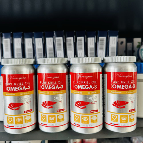 一瓶挪威 biopharma南极磷虾油虾青素进口DHA鱼油补充大脑omega3