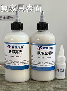 修理班长家具维修材料水性肤感面漆木饰面科技木全亚光（0分光）