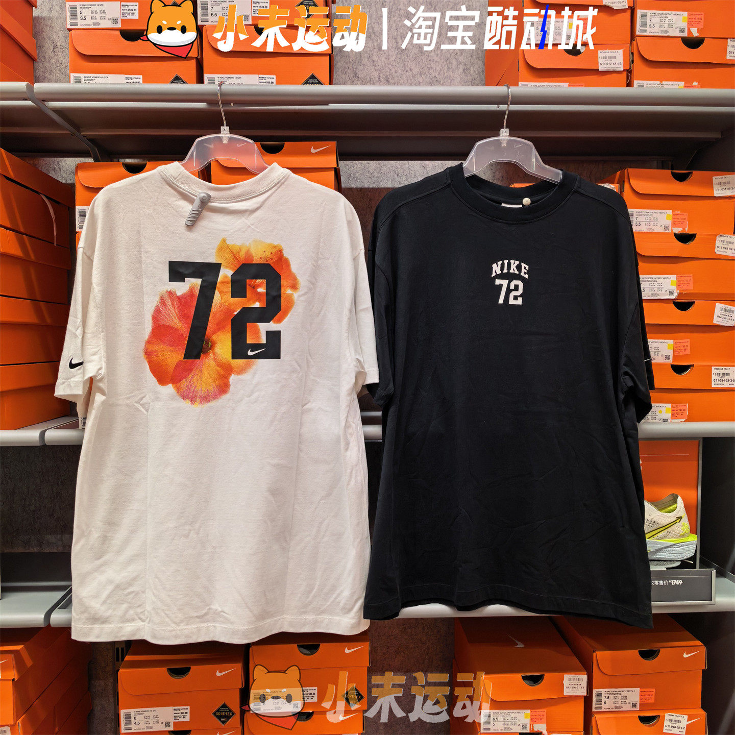 Nike/耐克 正品女子宽松纯棉短袖后背彩色印花运动休闲T恤 IF0391