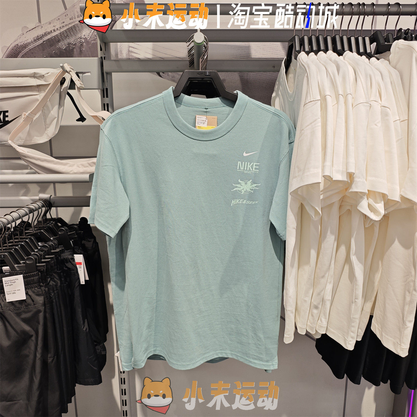 Nike/耐克 正品男子重磅纯棉短袖印花透气休闲半袖T恤 IH8659