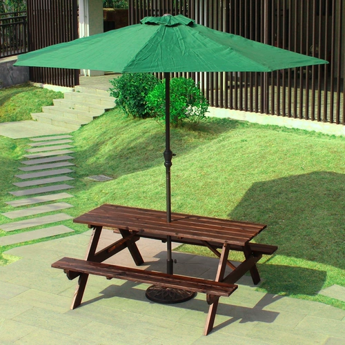 Антикоррозивный деревянный исходящий стол и стул Комбинированные открытые садовые двор открытый