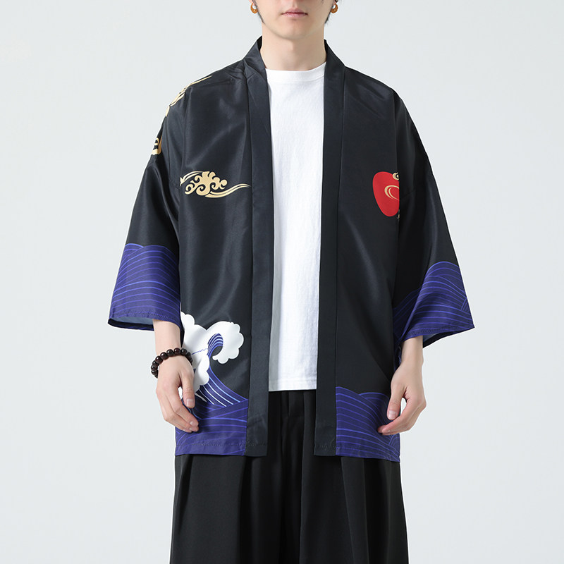 2025夏季新款风 白龙  汉服风衣开衫披风男DSA008-1K56 P40图片