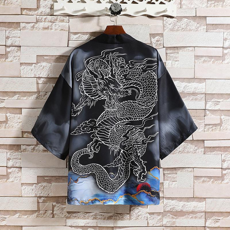 2025夏季新款风印花汉服风衣开衫披风男DSA008-1K86P40,男装风衣,电商A008-1