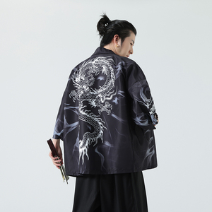 2025夏季新款风 白龙  汉服风衣开衫披风男DSA008-1K56 P40图片