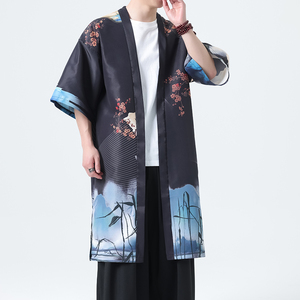 夏季新款风 汉服开衫披风风衣男 DSA008-1-K305 p48图片