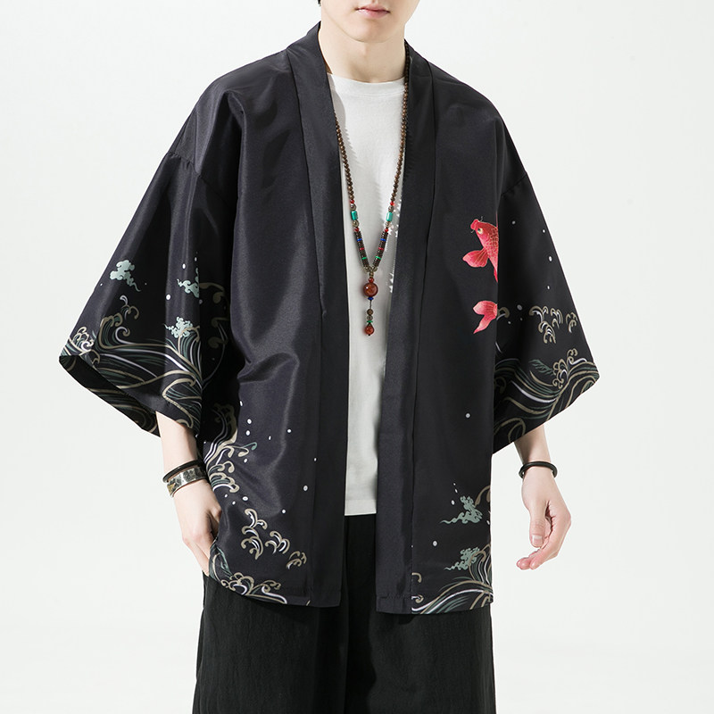 2025夏季新款风霞光圣者汉服开衫披风男DSA008-1K036p40,男装民族服装,电商A008-1