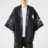 2025夏季新款风飞鹤鲤鱼和服开衫披风男DS-A008-1K02P40，男装卫衣，电商A008-1