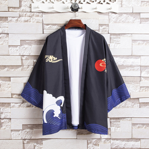 2025夏季新款风 白龙 武道 汉服开衫披风男DSA008-1K56 P40图片