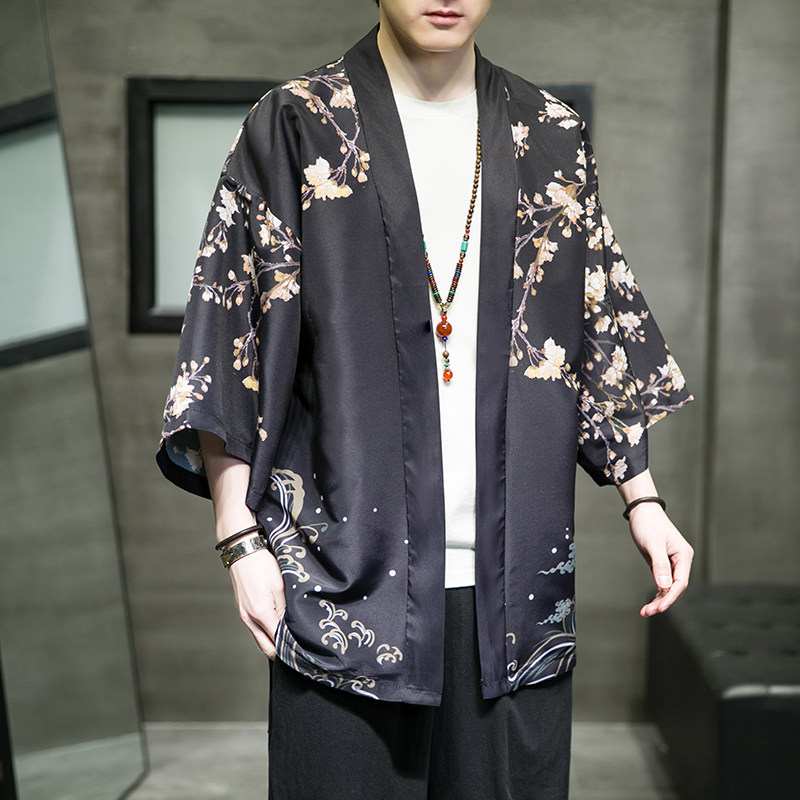 2025夏季新款风霞光圣者汉服开衫披风男DSA008-1K036p40,男装民族服装,电商A008-1