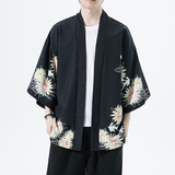 2025夏季新款风仙鹤和服开衫披风男款6006K039p40，男装卫衣，电商A008-1
