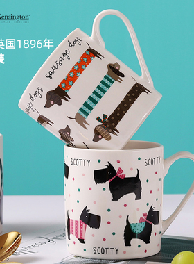 英国Price & Kensington马克杯早餐杯牛奶咖啡杯动物可爱水杯陶瓷