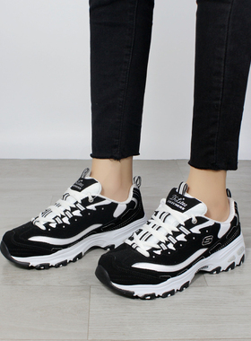Skechers斯凯奇男女黑白经典熊猫鞋11930休闲运动厚底老爹鞋52675