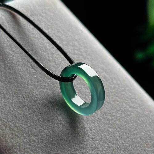 翡翠路路通转运珠玉坠方形跑环