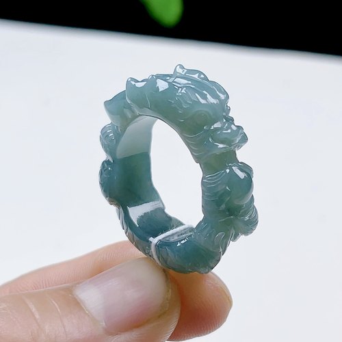 戒指玉石翡翠指环翡翠扳指