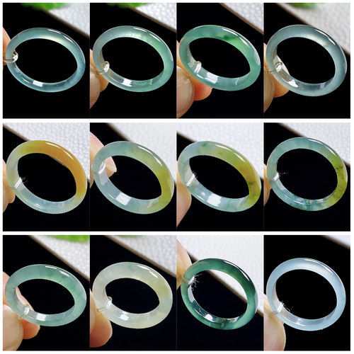 戒指指环翡翠玉石货翡翠