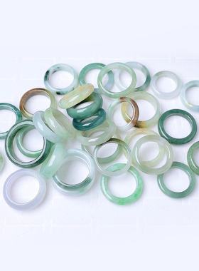 特价玉器正品A货缅甸真玉天然翡翠戒指 玉戒指女士扳指男指环玉坠