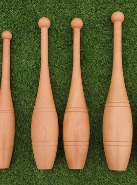 Indian Clubs印度轻棒木棒铃印第安棒木质木制实木棒铃肩膀康复