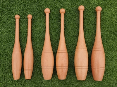 Indian Clubs印度轻棒木棒铃印第安棒木质木制实木棒铃肩膀康复