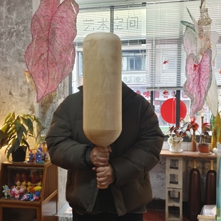 木棒铃木制棒铃体能训练握力耐力手臂肩膀核心力量训练