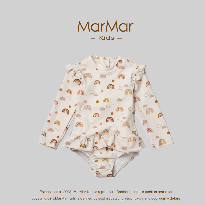 丹麦MARMARKIDS女童泳衣夏季