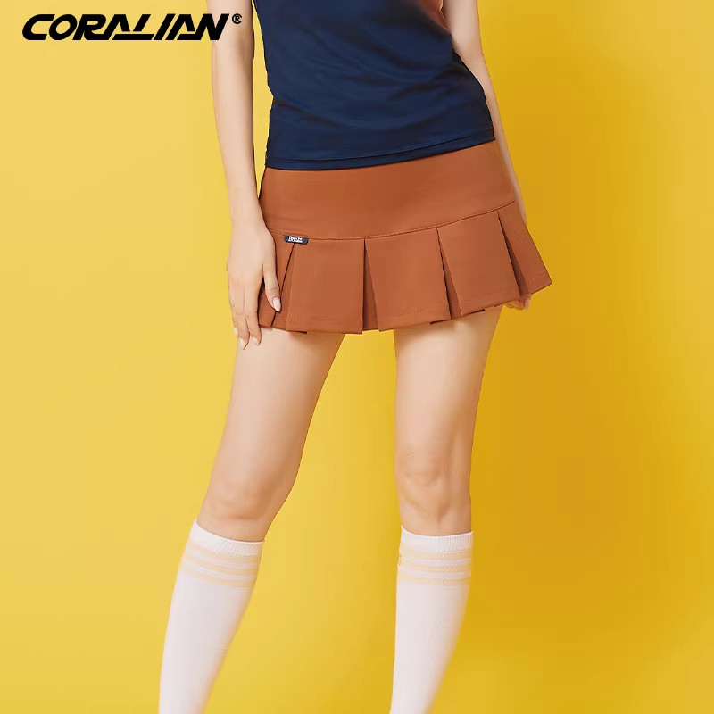 可莱安正品新款羽毛球服女裤裙健身比赛透气速干短裙半身运动裙裤