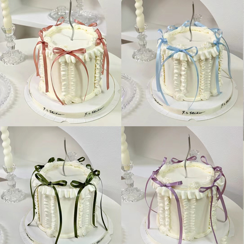 蝴蝶结蛋糕装饰芭蕾风丝带涤纶带