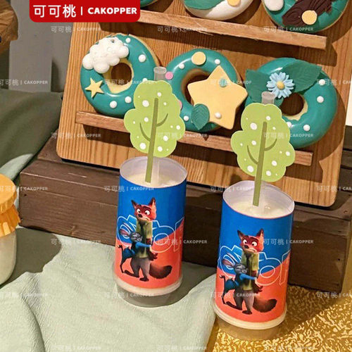 疯狂动物城主题ZOOTOPIA甜品台