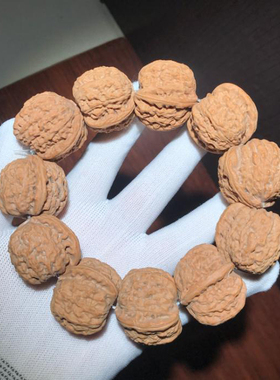 超大36mm白狮子头手持文玩把件麻核桃精选老树手串健身老人练手送