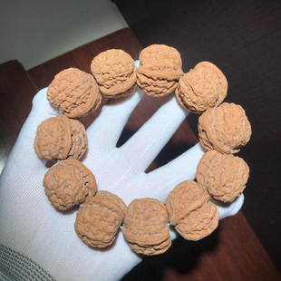 超大36mm白狮子头手持文玩把件麻核桃精选老树手串健身老人练手送
