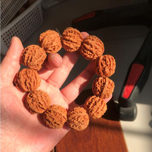 11籽野生山核桃绣球多刺深纹扎手文玩把件狮子头正圆压手保健送人