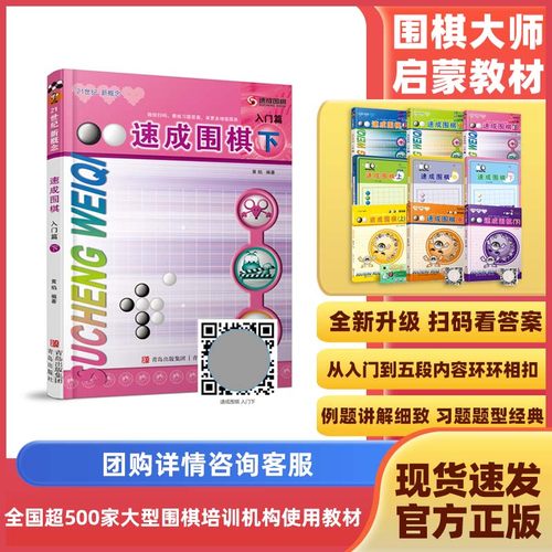 速成围棋 入门篇 下（新老版本更替中，新版不含卡片，请扫内页二维码观看视频更加方便）