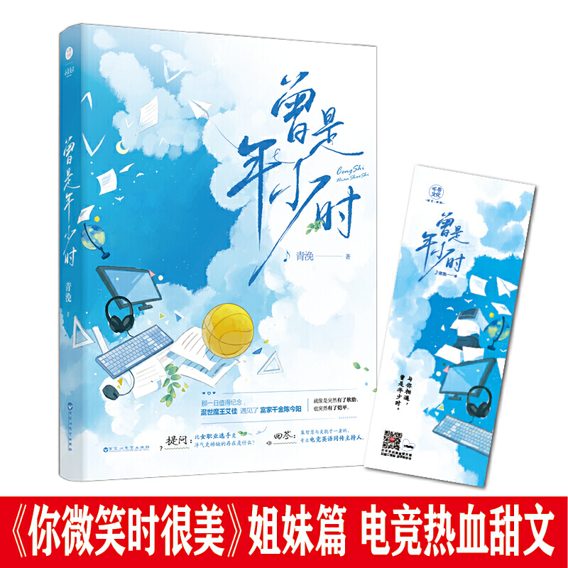 当当网 曾是年少时  姊妹篇 《你微笑时很美》 43亿积分、8万收藏、14万评论 青浼 百花洲文艺出版社 正版书籍