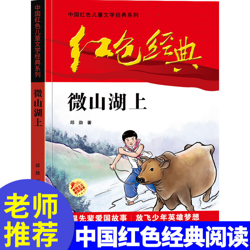 红色经典—微山湖上 中国红色儿童文学经典系列 小学生四五六年级课外书 少年励志红色经典书籍故事书 革命传统教育读本爱国