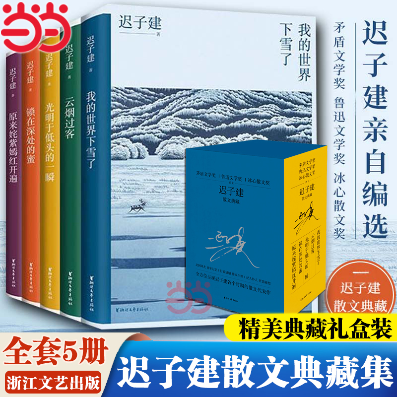 当当网迟子建散文典藏5册