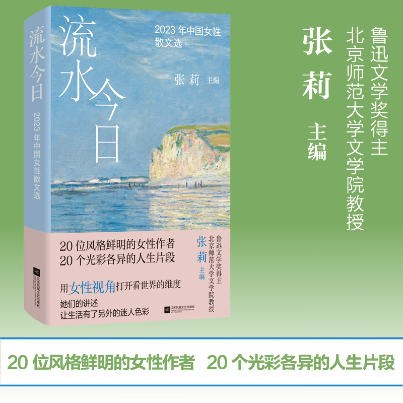 流水今日：2023年中国女性散文选 鲁迅文学奖得主 北京师范大学文学院教授 张莉主编 20位风格鲜明的女性作者  20个光彩各异的人