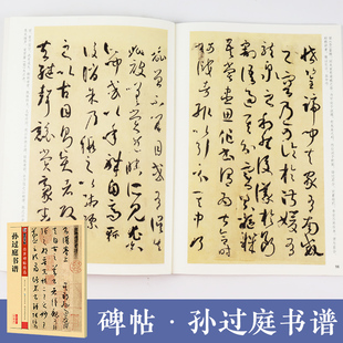 墨点字帖 毛笔草书字帖传世碑帖初学者成人毛笔字入门原碑帖孙过庭书谱