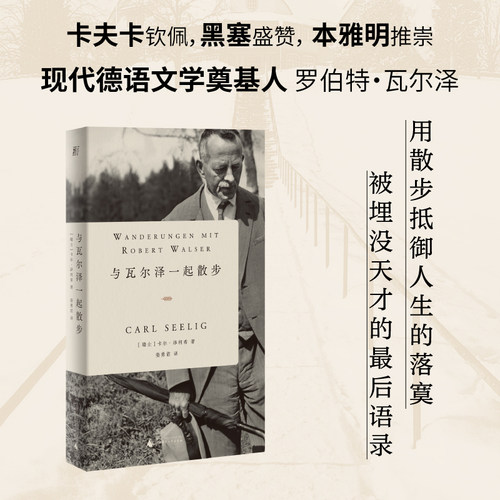 当当网 与瓦尔泽一起散步 卡尔泽利希著 文学类书籍现代德语文学奠基人珍贵对话录 卡夫卡、黑塞、本雅明高度推崇 正版书籍