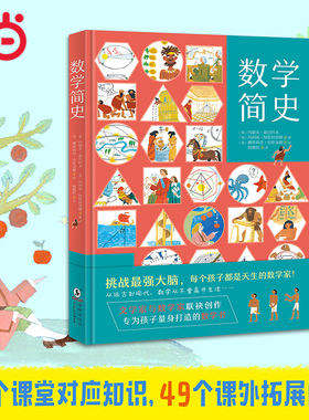当当网正版童书 数学简史  看故事爱上数学，揭开你不知道的数学真相，挑战大脑！【北斗童书】