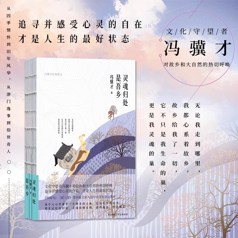 当当网 灵魂归处是吾乡：冯骥才经典散文（精装）（多篇文章入选中小学生 冯骥才  新华先锋 陕西师范大学出版社 正版书籍