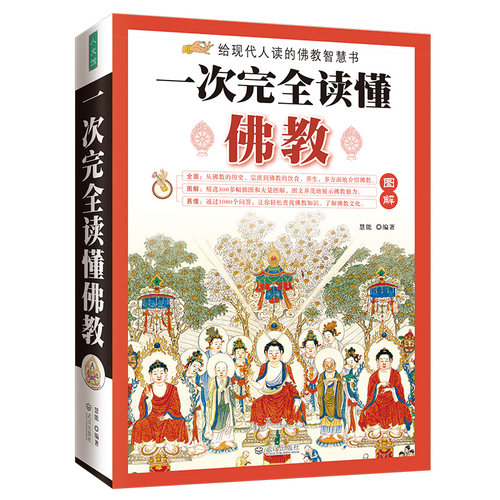 当当网 一次完全读懂佛教 慧能 武汉出版社 fo学常识基础入门知识fo经
