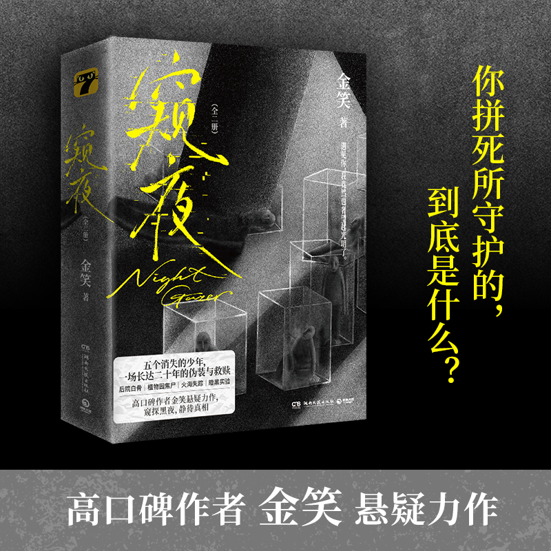 当当网随机发亲签 窥夜全二册 你拼死所守护的到底是什么 高口碑作者金笑悬疑力作长达二十年的伪装与救赎 悬疑惊悚侦探破案小说书
