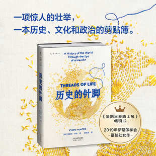 天津人民出版 记述针线在历史间隙留下 历史 当当网 书籍 世界史 刺绣背后 宝贵记录 正版 社 克莱尔·亨特 针脚