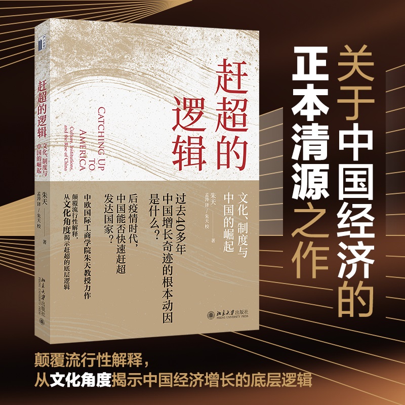 【当当网】赶超的逻辑：文化、制度与中国的崛起 中欧国际工商学院朱天教授力作 颠覆流行性解释 北京大学出版社 正版书籍