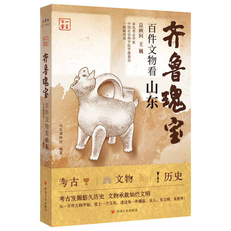 齐鲁瑰宝：百件文物看山东 一本介绍山东省各博物馆馆藏珍品文物的文博通识读物 一方百宝系列图书